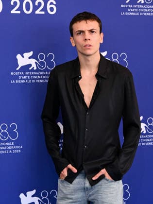 IPA88434389 - Venice International Film Festival 2026 - Day 11. Photocall for the film Dio Ride. In the photo: Francesco Ghegi  Copyright: xAlbertoxTerenghix xPoolxPhotoxEventsx08x IPA88434389