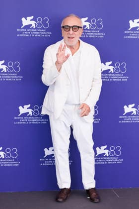 News - Dio Ride (God Laughs) Photocall - The 83rd Venice International Film Festival Silvio Orlando (watch detail) attends the Dio Ride (God Laughs) Photocall during the 83rd Venice International Film Festival at Palazzo del Casino on September 12, 2026 in Venice, Italy. Photo: Cinzia Camela. Lido di Venezia Palazzo del Casino Italy Copyright: xCinziaxCamelax xLiveMediax LPN_2667967