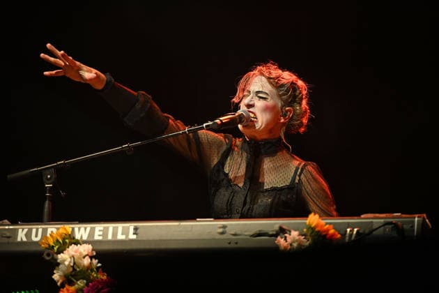 The Dresden Dolls performing at Electric Brixton in London LONDON, ENGLAND - SEPTEMBER 11: Amanda Palmer of ˜The Dresden Dolls™ performing at Electric Brixton on September 11, 2026 in London, England. CAP MAR MAR Great Britain UK Copyright: xMartinxHarris CapitalxPicturesx