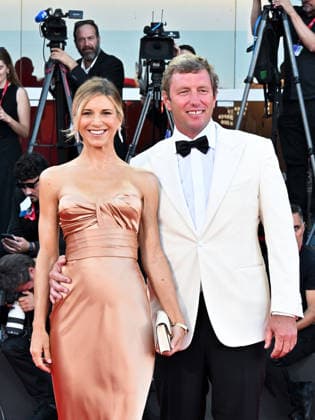 IPA88445223 - Venice, 83rd Venice International Film Festival 2026 - Night 11 - Closing Ceremony Red Carpet. Pictured: Nicoletta Romanoff, Federico AlverÃ  Copyright: xNicolettaxRomanoffx xPoolxPhotoxEventsx08x IPA88445223