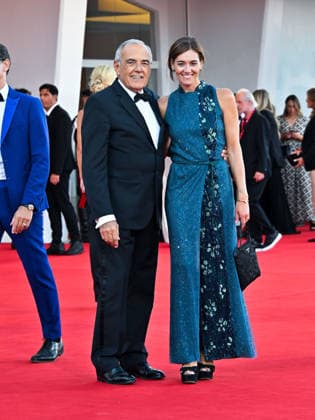 IPA88445921 - Venice, 83rd Venice International Film Festival 2026 - Night 11 - Closing Ceremony Red Carpet. Pictured: Alberto Barbera, Giulia Rosmarini  Copyright: xManuelexMangiarottix xPoolxPhotoxEventsx08x IPA88445921