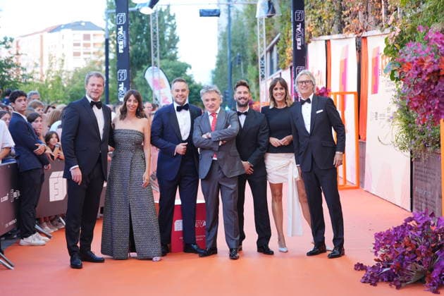 Photocall prior to the closing gala of the FesTVal in Vitoria Group photo taken during the photocall prior to the closing gala of the FesTVal in Vitoria, at the Europa Convention Center, on September 12, 2026, in Vitoria-Gasteiz, Álava, Basque Country, Spain. FesTVal is Spain’s National Television Festival and is the first festival dedicated exclusively to television in all its formats—programs, game shows, magazine shows, and series. The 18th edition of the FesTVal Television Festival in Vitoria-Gasteiz took place from September 7 to 12, SEPTEMBER 12, 2026 PHOTOCALL CLOSING CEREMONY TELEVISION FESTIVAL CELEBRITIES In VVitoria-Gasteiz, Álava, Basque Country, Spain  Copyright: xInakixBerasalucex 7769342