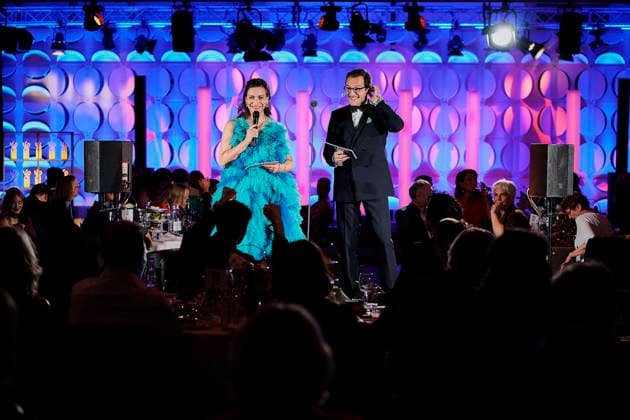 German Acting Award 2026: Hans Werner Meyer, Nadine Heidenreich, Stage Show: 15 Years of the German Acting Award and 20 Years of the BFFS, Pullman Berlin Schweizerhof, Date: September 11, 2026 Copyright: xEventpressx