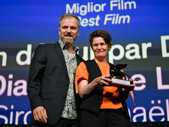 Bilder des Tages Entertainment IPA88449096 - Venice, 83rd Venice International Film Festival 2026 - Night 11 - Closing Ceremony. Awards Ceremony. Pictured: Ann Sirot, Raphael Balboni  Copyright: xManuelexMangiarottix xPoolxPhotoxEventsx08x IPA88449096