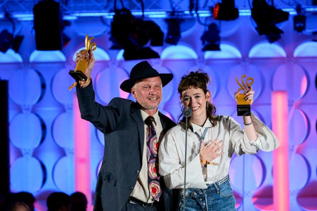 2026 German Acting Award: Winner Lia von Blarer and Winner Robert Stadlober; Stage Show: 15 Years of the German Acting Award and 20 Years of the BFFS; Pullman Berlin Schweizerhof; Date: September 11, 2026 Copyright: xEventpressx
