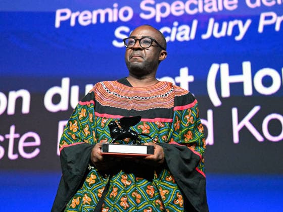 IPA88449087 - Venice, 83rd Venice International Film Festival 2026 - Night 11 - Closing Ceremony. Awards. Pictured: Kouemo Auguste Bernard  Copyright: xManuelexMangiarottix xPoolxPhotoxEventsx08x IPA88449087