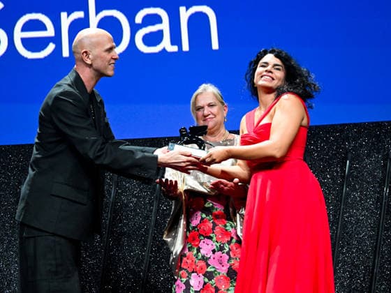 IPA88450502 - Venice, 83rd Venice International Film Festival 2026 - Night 11 - Closing Ceremony. Pictured: Alina Serban, Daniel Blumberg  Copyright: xManuelexMangiarottix xPoolxPhotoxEventsx08x IPA88450502