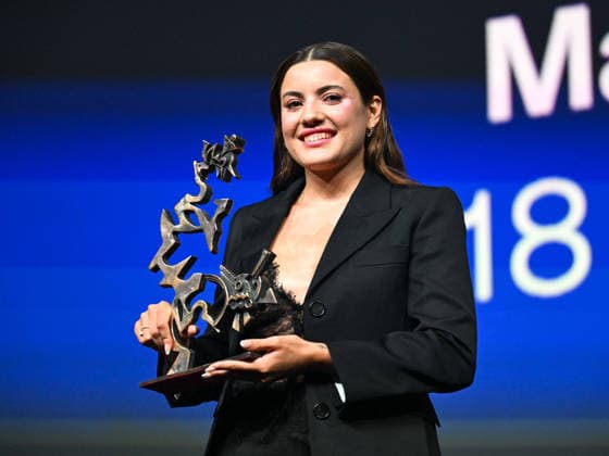 Bilder des Tages Entertainment IPA88450778 - Venice, 83rd Venice International Film Festival 2026 - Night 11 - Closing Ceremony. Pictured: Malou Khebizi  Copyright: xManuelexMangiarottix xPoolxPhotoxEventsx08x IPA88450778