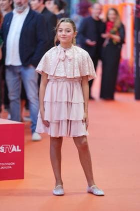 Photo op prior to the closing gala of the FesTVal in Vitoria Actress Sofía Otero during the photo op prior to the closing gala of the FesTVal in Vitoria, at the Europa Convention Center, on September 12, 2026, in Vitoria-Gasteiz, Álava, Basque Country, Spain. FesTVal is Spain’s National Television Festival and is the first festival dedicated exclusively to television in all its formats—programs, game shows, magazine shows, and series. The 18th edition of the FesTVal Television Festival in Vitoria-Gasteiz took place from September 7 to 12, September 12, 2026. CLOSING PHOTOCALL TELEVISION FESTIVAL CELEBRITIES In VVitoria-Gasteiz, Álava, Basque Country Vitoria-Gasteiz, Álava, Basque Country Spain  Copyright: xInakixBerasalucex 7769469