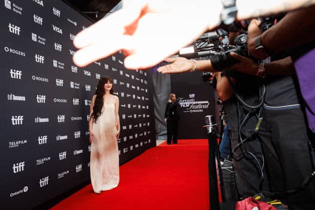 September 12, 2026, Toronto, On, Canada: Actress Harlow Jane is photographed on the red carpet for the film Evil Genius during the Toronto International Film Festival in Toronto, on Saturday, Sept. 12, 2026. Toronto Canada  - ZUMAc35_ 20260912_zaf_c35_019 Copyright: xKeitoxNewmanx