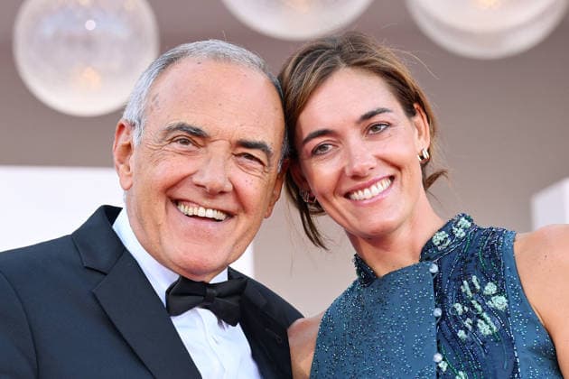 September 12, 2026, Venice, Rome, Italy: Alberto Barbera and Giulia Rosmarini during the red carpet of the Awards Ceremony, 83rd Venice Film Festival. Venice, September 12, 2026 Venice Italy  - ZUMAa289 20260912_zia_a289_250 Copyright: xMlax xAgfx
