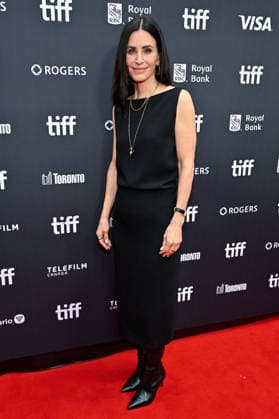 TIFF Toronto Screening Evil Genius Courteney Cox attending the screening of the movie Evil Genius ahead of Toronto International Film Festival (TIFF) in Toronto, Canada on September 12, 2026. Photo by Julien Reynaud APS-Medias ABACAPRESS.COM Toronto Canada  Copyright: xReynaudxJulien APS-Medias ABACAx