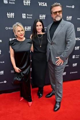 TIFF Toronto Screening Evil Genius Patricia Arquette, Courteney Cox, David Harbour attending the screening of the movie Evil Genius ahead of Toronto International Film Festival (TIFF) in Toronto, Canada on September 12, 2026. Photo by Julien Reynaud APS-Medias ABACAPRESS.COM Toronto Canada  Copyright: xReynaudxJulien APS-Medias ABACAx