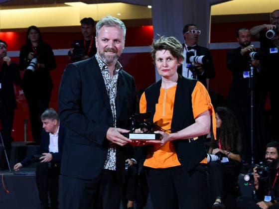 IPA88453356 - Venice, 83rd Venice International Film Festival 2026 - Night 11 - Closing Ceremony. Pictured: Ann Sirot, Raphael Balboni  Copyright: xManuelexMangiarottix xPoolxPhotoxEventsx08x IPA88453356
