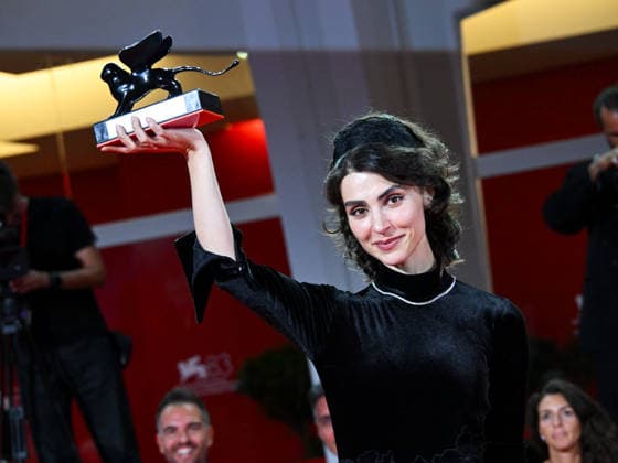 IPA88453434 - Venice, 83rd Venice International Film Festival 2026 - Night 11 - Closing Ceremony. Pictured: Laleh Marzban  Copyright: xManuelexMangiarottix xPoolxPhotoxEventsx08x IPA88453434