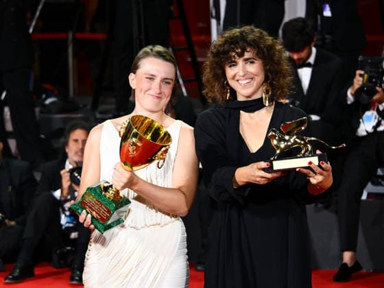 IPA88453583 - Venice, 83rd Venice International Film Festival 2026 - Night 11 - Red Carpet: Winners. Pictured: Mathilde Arcel, May El-Toukhy  Copyright: xAlbertoxTerenghi PoolxPhotoxEvenx xPoolxPhotoxEventsx08x IPA88453583