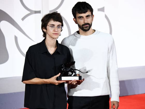 IPA88453476 - Venice, 83rd Venice International Film Festival 2026 - Night 11 - Red Carpet: The Winners. Pictured: Yuval Abraham and Rachel Szor  Copyright: xAlbertoxTerenghi PoolxPhotoxEvenx xPoolxPhotoxEventsx08x IPA88453476