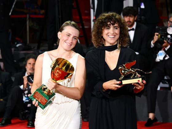 IPA88453585 - Venice, 83rd Venice International Film Festival 2026 - Night 11 - Red Carpet: The Winners. Pictured: Mathilde Arcel, May El-Toukhy  Copyright: xAlbertoxTerenghi PoolxPhotoxEvenx xPoolxPhotoxEventsx08x IPA88453585