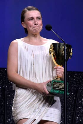 Closing Ceremony of the Venice International Film Festival Actress Laleh Marzban receives the Volpi Cup for Best Actress for *Falling House* during the closing gala of the Venice International Film Festival on September 11, 2026, in Venice, Italy. The festival, the oldest in the world, celebrated its 83rd edition this year. The international jury, chaired by Maggie Gyllenhaal, awarded the Golden Lion for Best Film and the other official prizes: the Grand Jury Prize, the Silver Lion for Best Director, Volpi Cups for Best Actress and Best Actor, Best Screenplay Award, Special Jury Prize, and the Marcello Mastroianni Award for a Young Performer. SEPTEMBER 12, 2026 VENICE FILM FESTIVAL FILM AWARDS ACTORS ACTRESSES DIRECTOR Venice, Italy Venice  Copyright: xRoccoxSpazianix 7769612