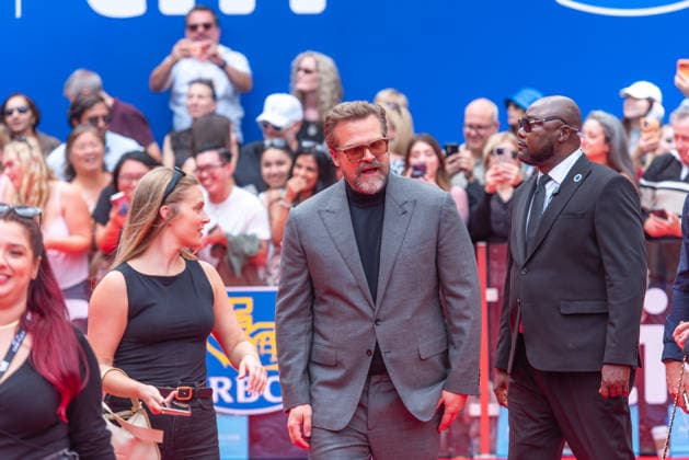 Celebrities attend the 51st Toronto International Film Festival Evil Genius premiere Featuring: David Harbour Where: Toronto, Ontario, Canada When: 12 Sep 2026 Credit: Captive Camera Cover Images EDITORIAL USE ONLY. NOT FOR USE BY NEWSPAPERS BASED IN THE UK. Copyright: xx coverimg56012858