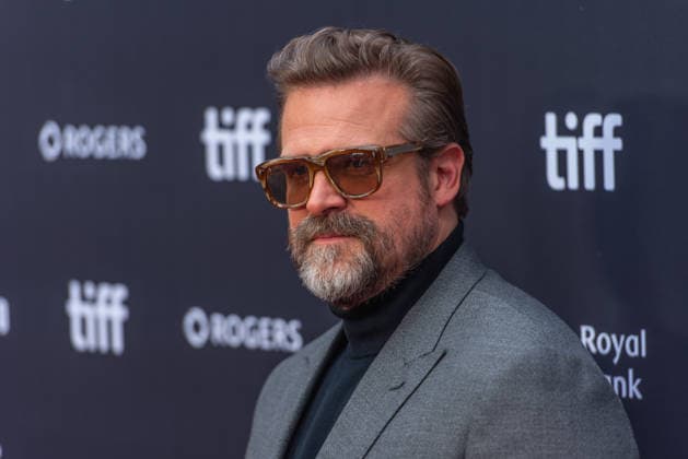 Celebrities attend the 51st Toronto International Film Festival Evil Genius premiere Featuring: David Harbour Where: Toronto, Ontario, Canada When: 12 Sep 2026 Credit: Captive Camera Cover Images EDITORIAL USE ONLY. NOT FOR USE BY NEWSPAPERS BASED IN THE UK. Copyright: xx coverimg56012859