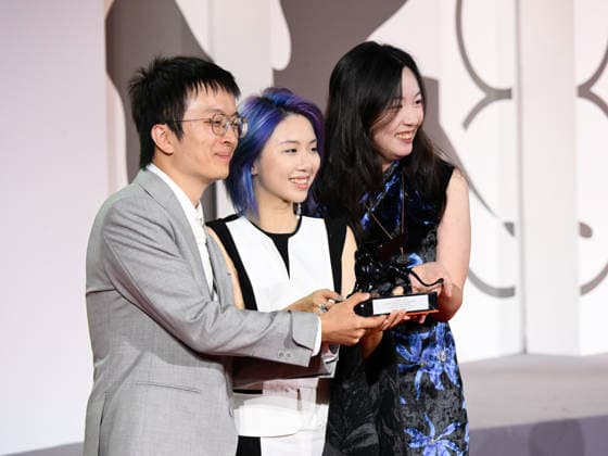 IPA88455809 - Venice, 83rd Venice International Film Festival 2026 - Night 11 - Red Carpet: The Winners. Pictured: Shixin Tao, Yuqi Zhang, and Qiuyu Wang  Copyright: xAlbertoxTerenghi PoolxPhotoxEvenx xPoolxPhotoxEventsx08x IPA88455809