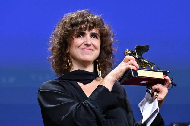 September 12, 2026, Venice, Rome, Italy: May el-Toukhy receives the Golden Lion (Grand Jury Prize 83) for Best Film for Woman Unknown, during the awards ceremony, 83rd Venice Film Festival. Venice, September 12, 2026 Venice Italy  - ZUMAa289 20260912_zia_a289_345 Copyright: xMlaxMariaxLauraxAntonellix xAgfx