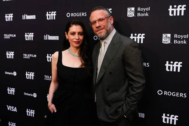 September 12, 2026, Toronto, On, CANADA: Seth Rogan poses with his wife Lauren Miller Rogen as they arrive on the red carpet to promote the film Babies at the Toronto International Film Festival, in Toronto, Saturday, Sept. 12, 2026. Toronto CANADA  - ZUMAc35_ 20260912_zaf_c35_110 Copyright: xChrisxYoungx