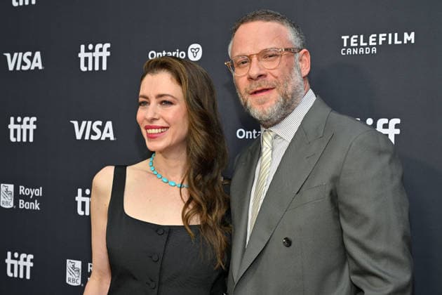 TIFF Toronto Screening Babies Lauren Miller Rogen, Seth Rogen attending the screening of the movie Babies ahead of Toronto International Film Festival (TIFF) in Toronto, Canada on September 12, 2026. Photo by Julien Reynaud APS-Medias ABACAPRESS.COM Toronto Canada  Copyright: xReynaudxJulien APS-Medias ABACAx