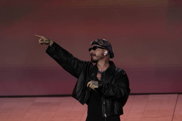 RIO DE JANEIRO, RJ - 12.09.2026: ROCK IN RIO 2026 - J Balvin performed on the Palco Mundo stage, this Saturday (12), at Rock in Rio 2026. x3015158x  CarlosxEliasxJunior