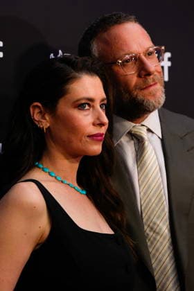 September 12, 2026, Toronto, On, CAN: Seth Rogan poses with his wife Lauren Miller Rogen as they arrive on the red carpet to promote the film Babies at the Toronto International Film Festival, in Toronto, on Saturday, Sept. 12, 2026. Toronto CAN  - ZUMAc35_ 20260912_zaf_c35_132 Copyright: xChrisxYoungx