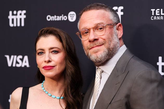 2026 Toronto International Film Festival - Babies TORONTO, CANADA - SEPTEMBER 12: Lauren Miller Rogen (L) and Seth Rogen (R) attend the premiere of Babies during the 2026 Toronto International Film Festival at Roy Thomson Hall in Toronto, Ontario, Canada on September 12, 2026. Mert Alper Dervis Anadolu Ontario Canada. Editorial use only. Please get in touch for any other usage.  Copyright: x2026xAnadoluxMertxAlperxDervisx