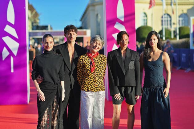 Deauville Closing Red Carpet FC Manon Clavel, Sayyid El Alami, Lio, Marion Barbeau and Noée Abita attends the Closing Red Carpet at the 52nd Deauville American Film Festival on September 12, 2026 in Deauville, France. Photo by Franck Castel ABACAPRESS.COM Deauville  Copyright: xCastelxFranck ABACAx