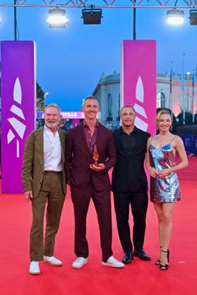 Deauville Closing Red Carpet FC Sam McConnell, Brock Yurich and Paloma Garcia-Lee, winners of the Prix Canal , attend the Closing Ceremony at the 52nd Deauville American Film Festival on September 12, 2026 in Deauville, France attends the Closing Red Carpet at the 52nd Deauville American Film Festival on September 12, 2026 in Deauville, France. Photo by Franck Castel ABACAPRESS.COM Deauville  Copyright: xCastelxFranck ABACAx