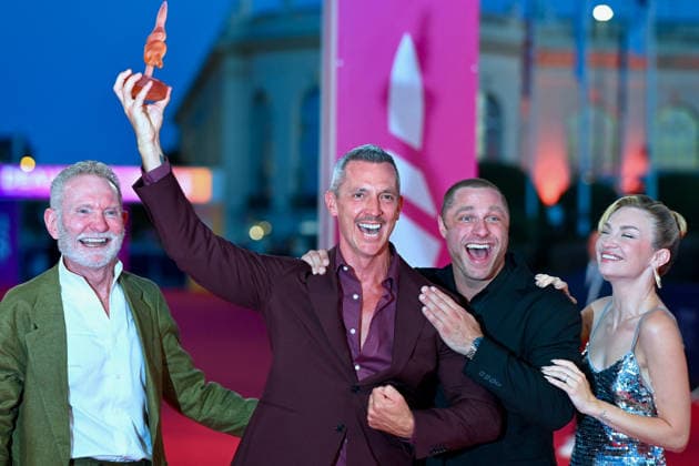 Deauville Closing Red Carpet FC Sam McConnell, Brock Yurich and Paloma Garcia-Lee, winners of the Prix Canal , attend the Closing Ceremony at the 52nd Deauville American Film Festival on September 12, 2026 in Deauville, France attends the Closing Red Carpet at the 52nd Deauville American Film Festival on September 12, 2026 in Deauville, France. Photo by Franck Castel ABACAPRESS.COM Deauville  Copyright: xCastelxFranck ABACAx