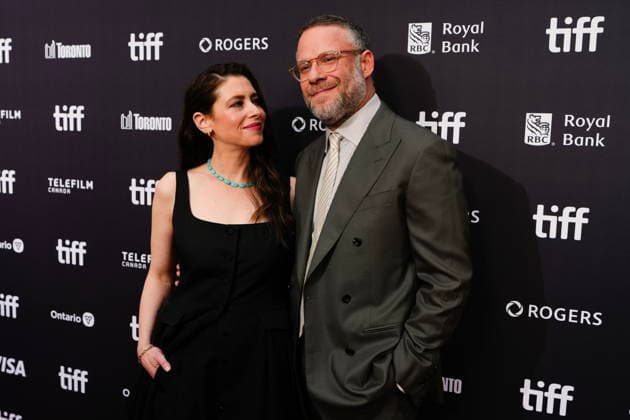 September 12, 2026, Toronto, On, CANADA: Seth Rogen poses with his wife Lauren Miller Rogen as they arrive on the red carpet to promote the film Babies at the Toronto International Film Festival, in Toronto, Saturday, Sept. 12, 2026. Toronto CANADA  - ZUMAc35_ 20260912_zaf_c35_166 Copyright: xChrisxYoungx
