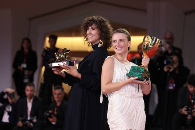 Winners photocall - The 83rd Venice International Film Festival May el-Toukhy and and Mathilde Arcel pose with the Golden Lion for the Best Film Award for Woman Unknown at the Winners Photocall during the 83rd Venice International Film Festival at Sala Grande on September 12, 2026 in Venice, Italy.  Copyright: xKazukoxWakayamax