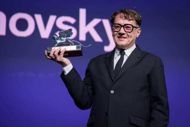 2026 Closing Ceremony - The 83rd Venice International Film Festival Director Ilya Khrzhanovsky receives the Silver Lion for Best Director for Dau during the 2026 Closing Ceremony for the 83rd Venice International Film Festival at Sala Grande on September 12, 2026 in Venice, Italy.  Copyright: xKazukoxWakayamax