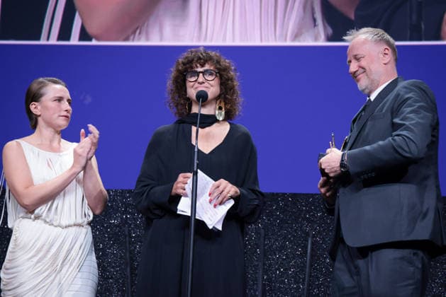 2026 Closing Ceremony - The 83rd Venice International Film Festival May el-Toukhy receives the Golden Lion for the Best Film Award for Woman Unknown during the 2026 Closing Ceremony for the 83rd Venice International Film Festival at Sala Grande on September 12, 2026 in Venice, Italy.  Copyright: xKazukoxWakayamax