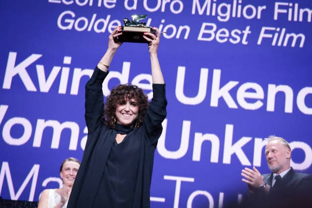 2026 Closing Ceremony - The 83rd Venice International Film Festival May el-Toukhy receives the Golden Lion for the Best Film Award for Woman Unknown during the 2026 Closing Ceremony for the 83rd Venice International Film Festival at Sala Grande on September 12, 2026 in Venice, Italy.  Copyright: xKazukoxWakayamax
