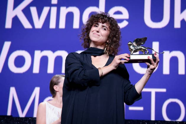 2026 Closing Ceremony - The 83rd Venice International Film Festival May el-Toukhy receives the Golden Lion for the Best Film Award for Woman Unknown during the 2026 Closing Ceremony for the 83rd Venice International Film Festival at Sala Grande on September 12, 2026 in Venice, Italy.  Copyright: xKazukoxWakayamax
