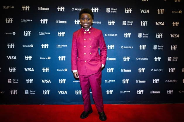 September 12, 2026, Toronto, On, Canada: Jahleel Kamara is pictured on the red carpet for Your Mother Your Mother Your Mother at the Toronto International Film Festival in Toronto, on Saturday, Sept. 12, 2026. Toronto Canada  - ZUMAc35_ 20260912_zaf_c35_236 Copyright: xLauraxProctorx