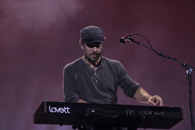 RIO DE JANEIRO, RJ - 12.09.2026: ROCK IN RIO 2026 - The band Mumford &amp; Sons performed on the Sunset Stage, this Saturday (12), at Rock in Rio 2026. x3015368x  CarlosxEliasxJunior