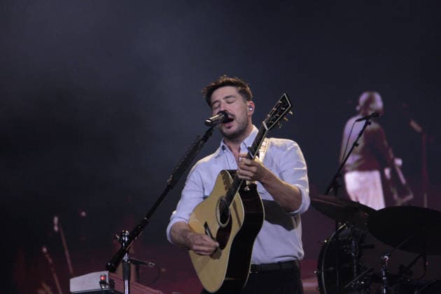 RIO DE JANEIRO, RJ - 12.09.2026: ROCK IN RIO 2026 - The band Mumford &amp; Sons performed on the Sunset Stage, this Saturday (12), at Rock in Rio 2026. x3015375x  CarlosxEliasxJunior