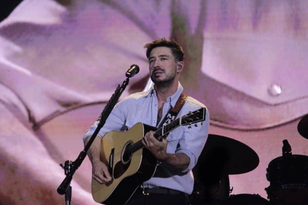 RIO DE JANEIRO, RJ - 12.09.2026: ROCK IN RIO 2026 - The band Mumford &amp; Sons performed on the Sunset Stage, this Saturday (12), at Rock in Rio 2026. x3015376x  CarlosxEliasxJunior