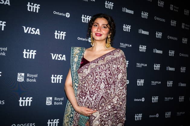 September 12, 2026, Toronto, On, Canada: Mahira Khan is pictured on the red carpet for Your Mother Your Mother Your Mother at the Toronto International Film Festival in Toronto, on Saturday, Sept. 12, 2026. Toronto Canada  - ZUMAc35_ 20260912_zaf_c35_249 Copyright: xLauraxProctorx