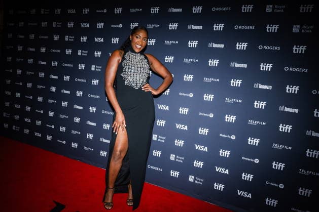 September 12, 2026, Toronto, On, Canada: Shakirah DeMesier is pictured on the red carpet for Your Mother Your Mother Your Mother at the Toronto International Film Festival in Toronto, on Saturday, Sept. 12, 2026. Toronto Canada  - ZUMAc35_ 20260912_zaf_c35_261 Copyright: xLauraxProctorx