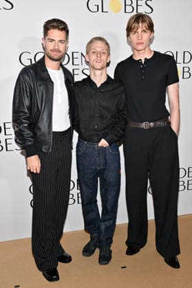TIFF Toronto Road To Golden Globes Party Lukas Dhont, Valentin Campagne, Emmanuel Macchia attending the Road To Golden Globes Party ahead of Toronto International Film Festival (TIFF) in Toronto, Canada on September 12, 2026. Photo by Julien Reynaud APS-Medias ABACAPRESS.COM Toronto Canada  Copyright: xReynaudxJulien APS-Medias ABACAx