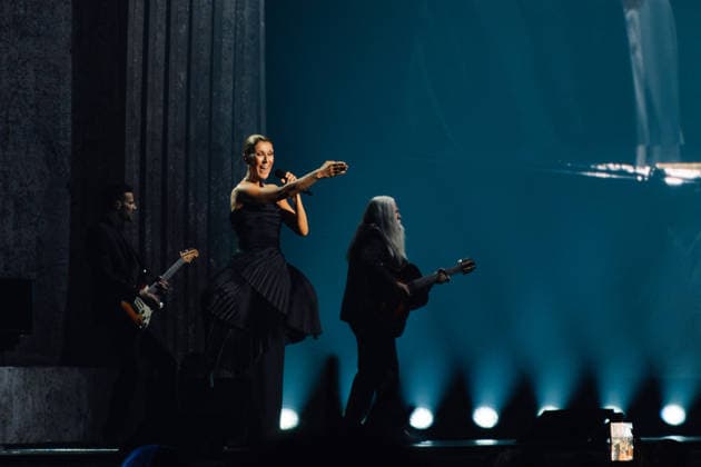 Celine Dion, wearing a Boucheron outfit and jewelry, during her first concert at the Plénitude Arena in Paris La Défense on September 12, 2026 Celine Dion, wearing a Boucheron outfit and jewelry, during her first concert at the Plénitude Arena in Paris La Défense on September 12, 2026, Paris La Défense, France  Copyright: xAgencex xBestimagexAgencex xBestimagex