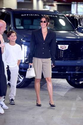 US Open - Melissa Wood Tepperberg Arrival - New York Please hide the child’s face prior to the publication - Melissa Wood Tepperberg arrives at the US Open Women s Final in New York on September 12, 2026. Photo by Charles Guerin ABACAPRESS.COM New York NY United States  Copyright: xGuerinxCharles ABACAx